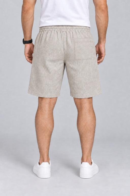 Men’s Cargo Shorts with Utility Pockets | Regular Fit Casual Knee-Length Shorts