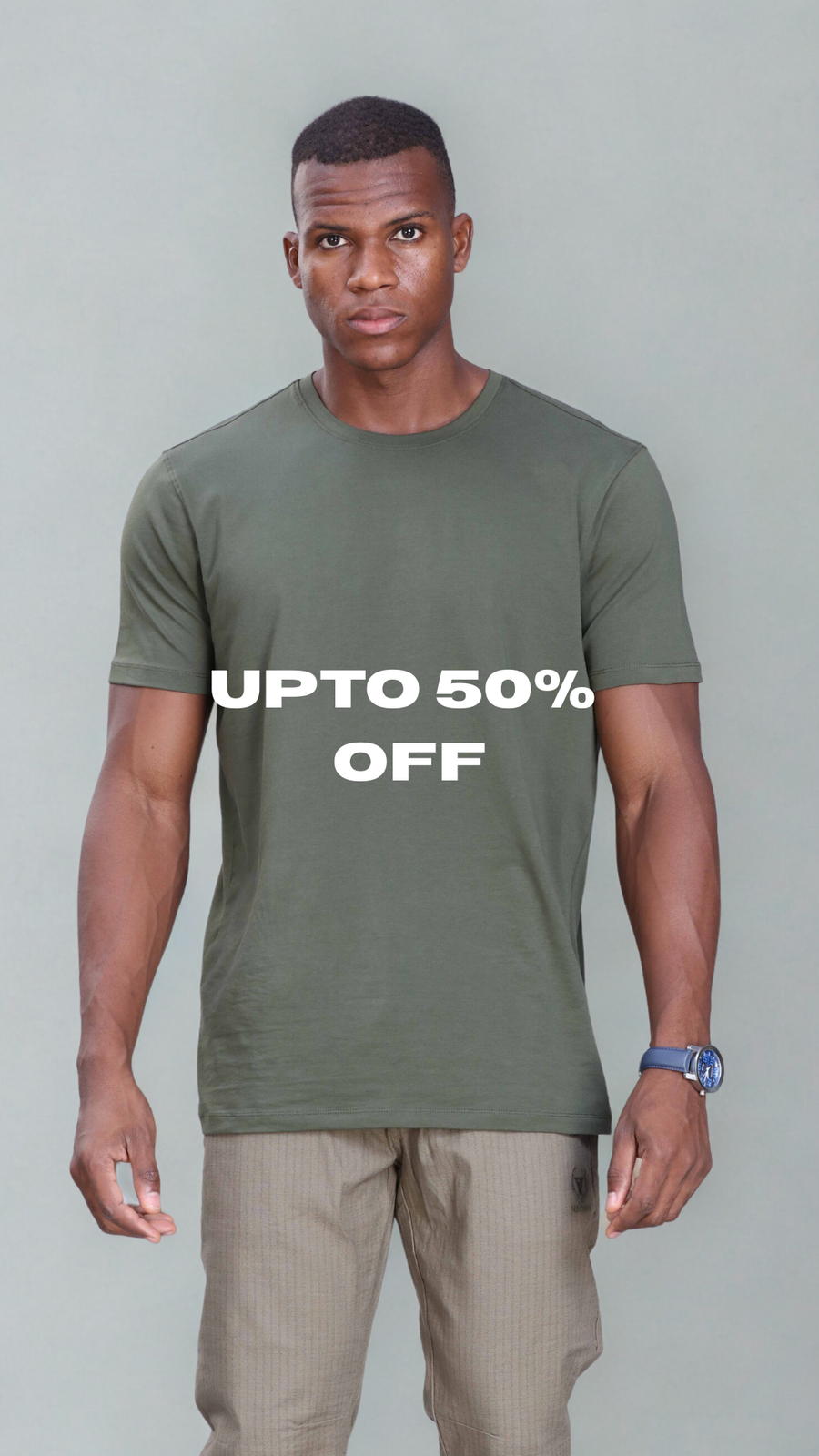 OLIVE GREEN TEE