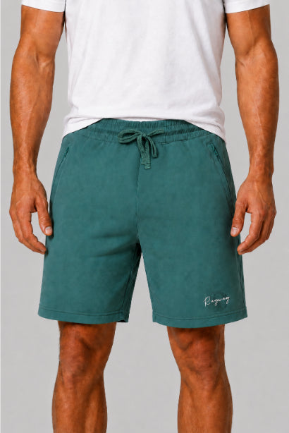 Men's Casual Shorts with Elastic Waistband & Adjustable Drawstring, Regular Fit Everyday Shorts with Side Pockets