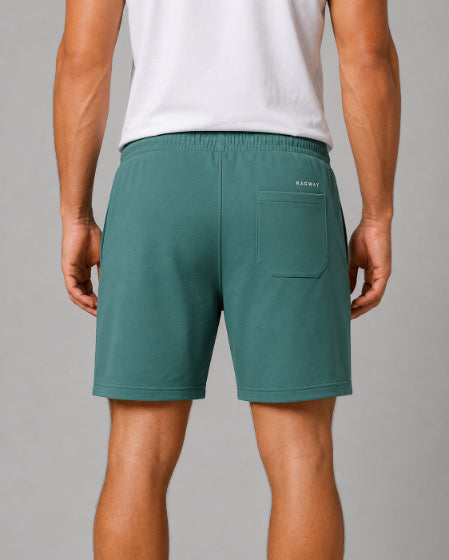 Men's Casual Shorts with Elastic Waistband & Adjustable Drawstring, Regular Fit Everyday Shorts with Side Pockets