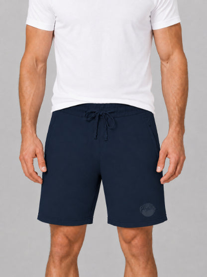 Men's Casual Shorts with Elastic Waistband & Adjustable Drawstring, Regular Fit Everyday Shorts with Side Pockets