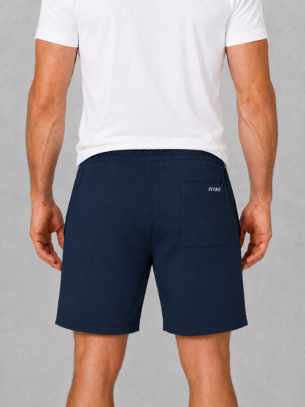 Men's Casual Shorts with Elastic Waistband & Adjustable Drawstring, Regular Fit Everyday Shorts with Side Pockets