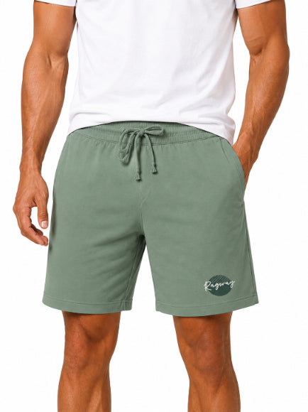 Men's Casual Shorts with Elastic Waistband & Adjustable Drawstring, Regular Fit Everyday Shorts with Side Pockets