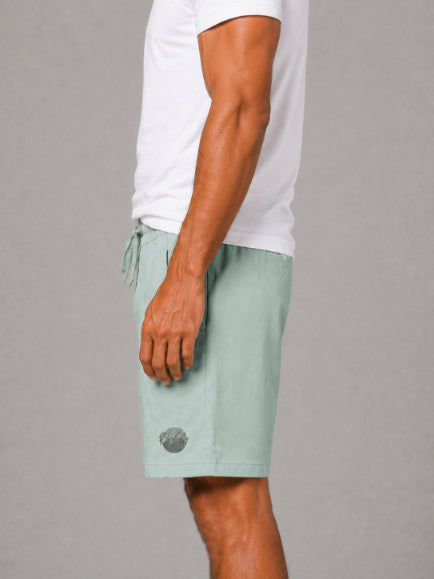 Men's Casual Shorts with Elastic Waistband & Adjustable Drawstring, Regular Fit Everyday Shorts with Side Pockets