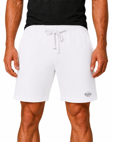 Men's Casual Shorts with Elastic Waistband & Adjustable Drawstring, Regular Fit Everyday Shorts with Side Pockets