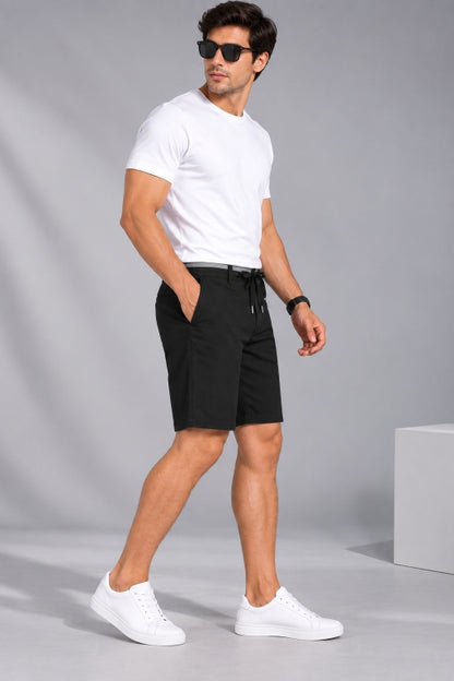 Men’s Cotton Shorts with Drawstring Waist