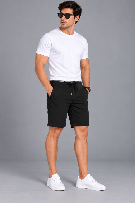 Men’s Cotton Shorts with Drawstring Waist