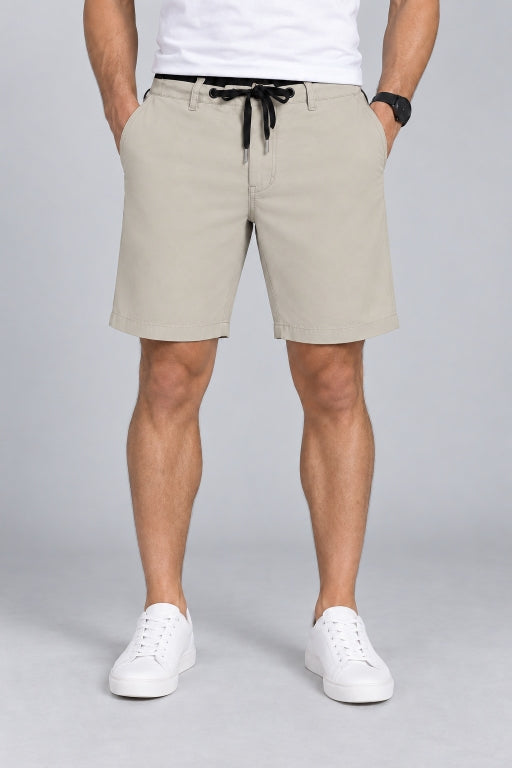 Men’s Cotton Shorts with Drawstring Waist