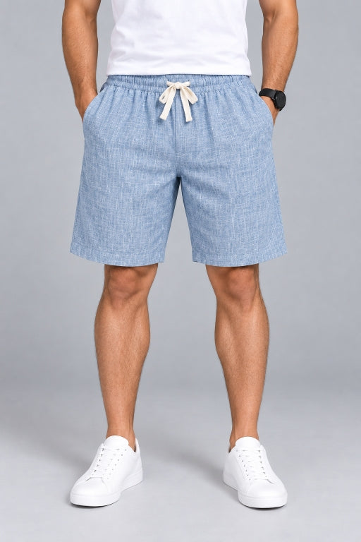 Men’s Cargo Shorts with Utility Pockets | Regular Fit Casual Knee-Length Shorts