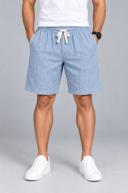 Men’s Cargo Shorts with Utility Pockets | Regular Fit Casual Knee-Length Shorts