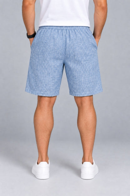 Men’s Cargo Shorts with Utility Pockets | Regular Fit Casual Knee-Length Shorts