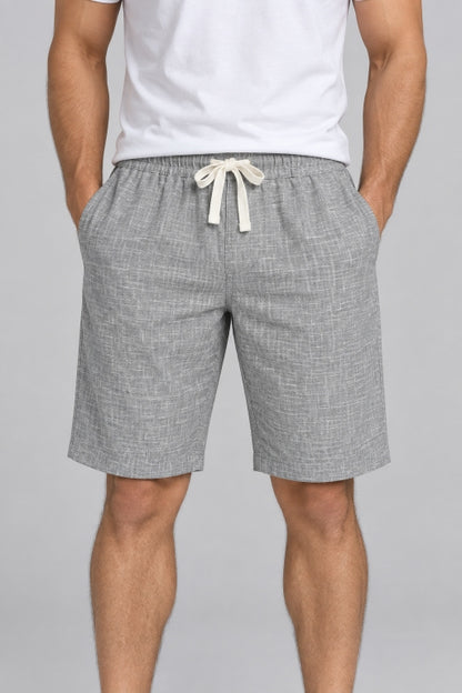 Men’s Cargo Shorts with Utility Pockets | Regular Fit Casual Knee-Length Shorts