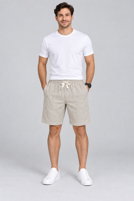 Men’s Cargo Shorts with Utility Pockets | Regular Fit Casual Knee-Length Shorts