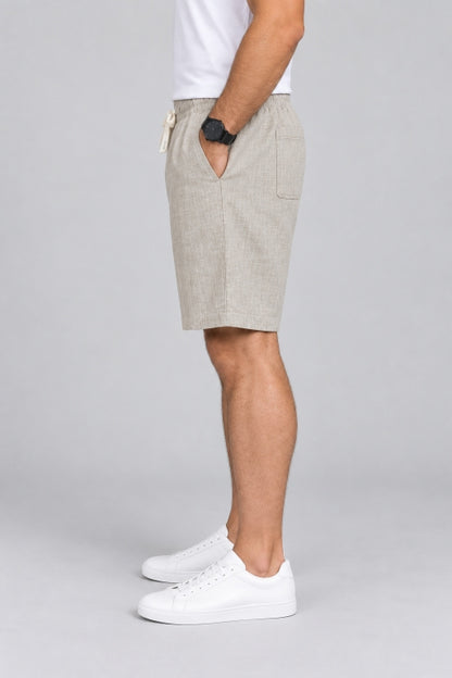 Men’s Cargo Shorts with Utility Pockets | Regular Fit Casual Knee-Length Shorts